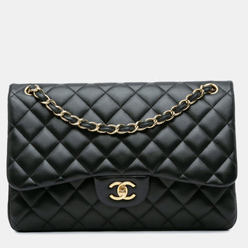 Jumbo Classic Lambskin Double Flap