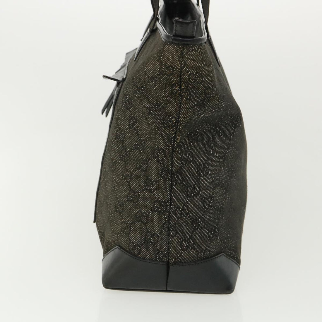 GUCCI VS Canvas Tote Bag Black 34339  am3809