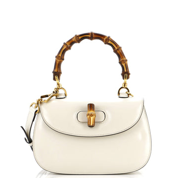 GUCCI Bamboo 1947 Top Handle Bag Leather Small
