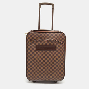 Damier Ebene Canvas Pegase 45 Luggage