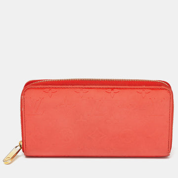 Orange Sunset Monogram Vernis Zippy Wallet