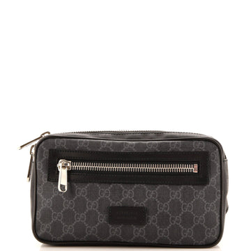 GUCCI Soft Zip Belt Bag GG Coated Canvas Small