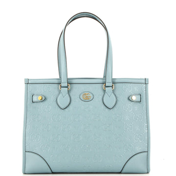 Star Tote VS Embossed Leather Medium
