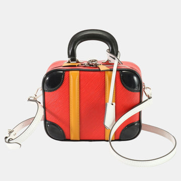 Rouge Epi Leather Valisette BB Top Handle Bag