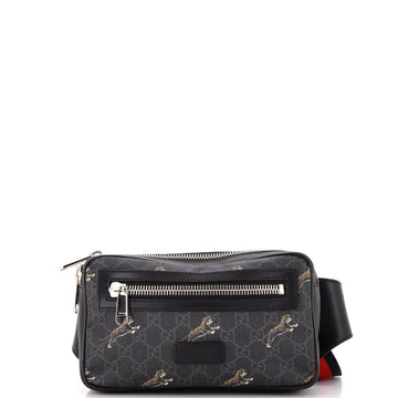 Soft Zip Belt Bag Printed VS Coated Canvas Small
