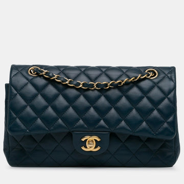 Medium Classic Lambskin Double Flap Bag