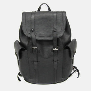 Black Epi Leather PM Christopher Backpack