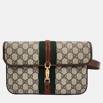 Brown GG Canvas Jackie Belt Bag
