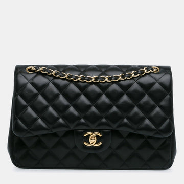 Jumbo Classic Lambskin Double Flap