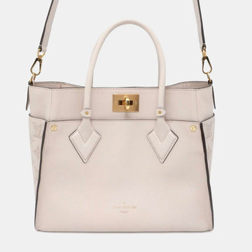 Beige Mahina On My Side Satchel Bag