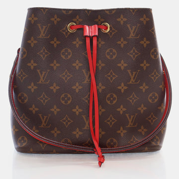 Brown Monogram Canvas NeoNoe MM Bucket Bag