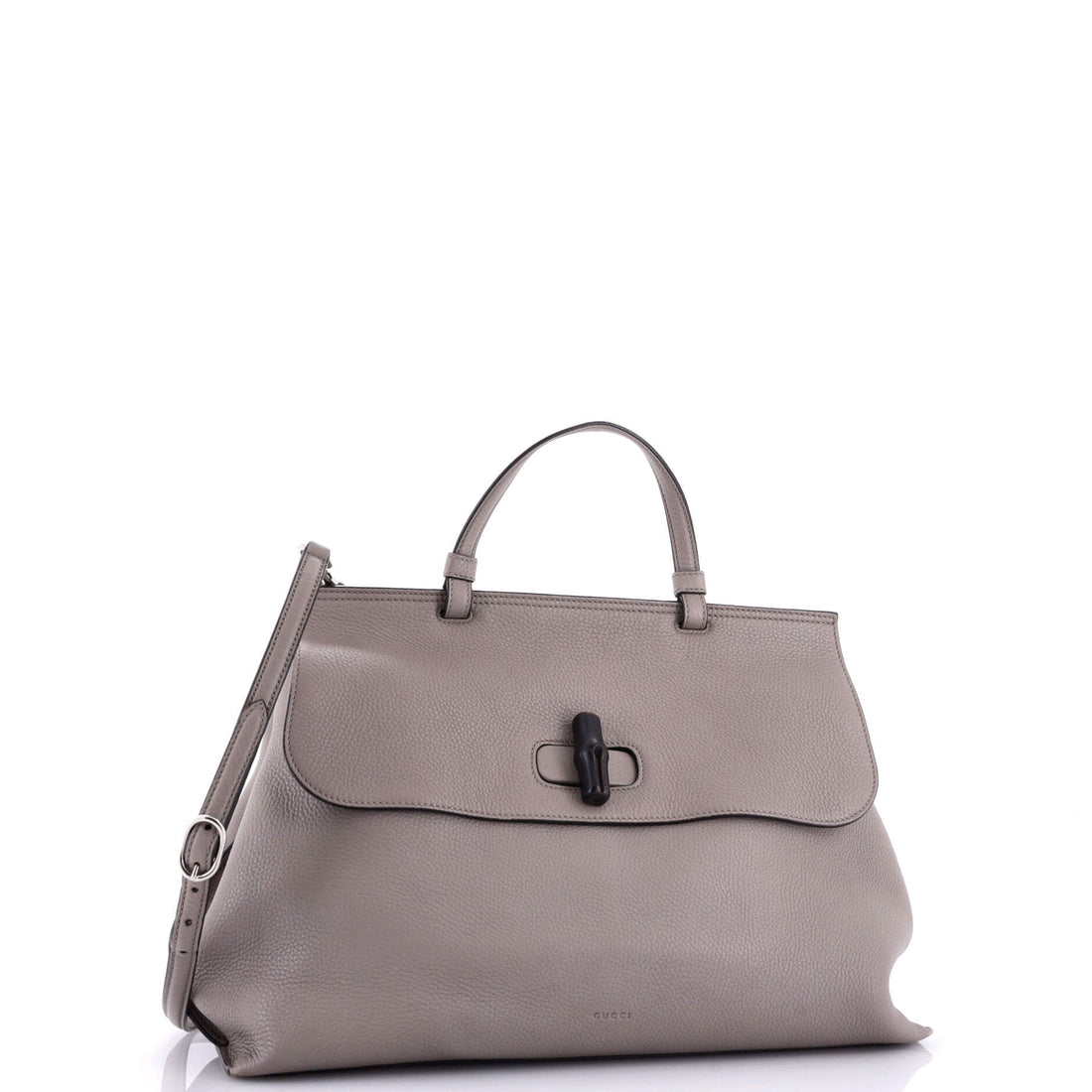 Bamboo Daily Top Handle Bag Leather Large