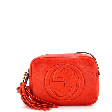 GUCCI Soho Disco Crossbody Bag Leather Small