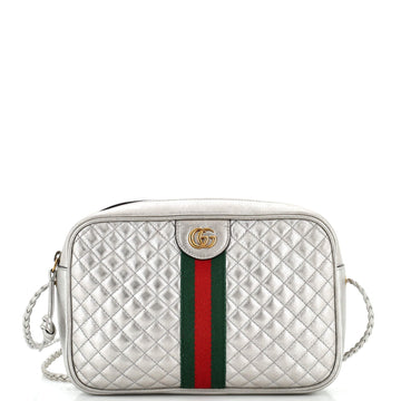 GUCCI Trapuntata Camera Bag Quilted Leather Small
