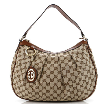 GUCCI Sukey Hobo GG Canvas Medium
