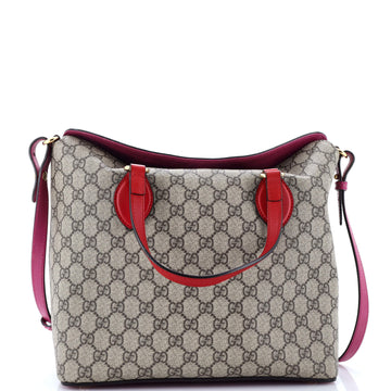 Signature Fold Over Tote VS Coated Canvas Medium