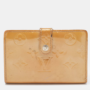 Noisette Monogram Vernis Portefeuille Viennois Wallet