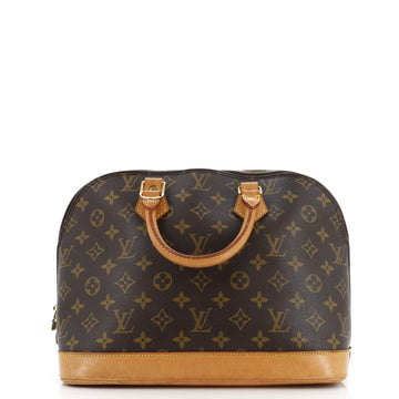 Vintage Alma Handbag Monogram Canvas PM