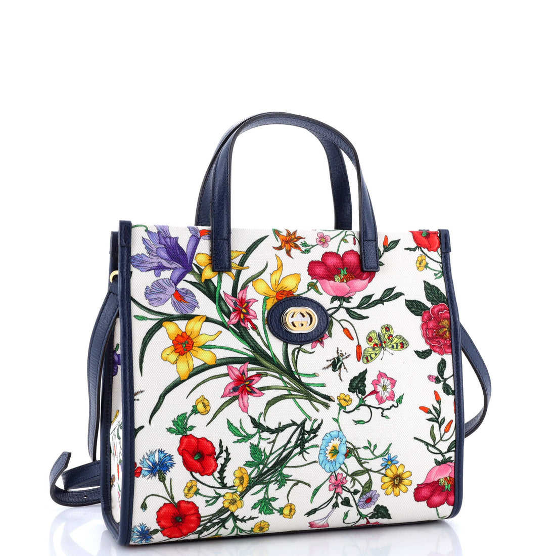 Convertible Tote Flora Canvas Medium