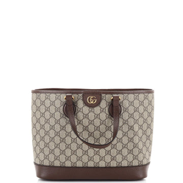 Ophidia Top Handle Shopping Tote VS Coated Canvas and Leather Mini