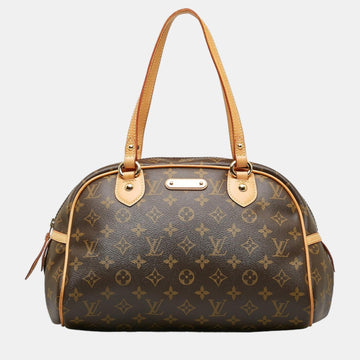 Brown Canvas Monogram Montorgueil PM  Handbag