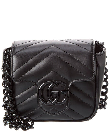 Gucci VS Marmont Leather Belt Bag
