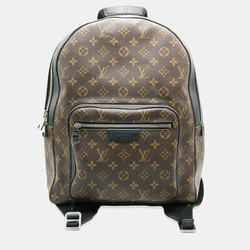 Brown Monogram Canvas Macassar Josh Backpack