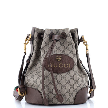 Neo Vintage Drawstring Bucket Backpack VS Coated Canvas Mini