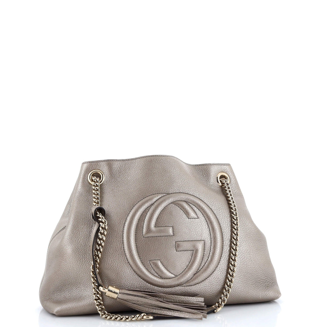Soho Chain Strap Shoulder Bag Leather Medium
