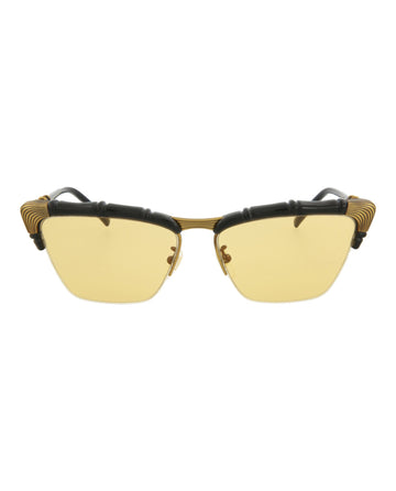 Cat Eye-Frame Injection Sunglasses