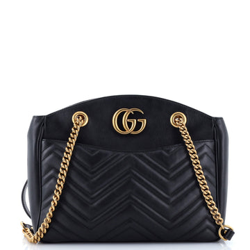 VS Marmont Chain Tote Matelasse Leather Medium