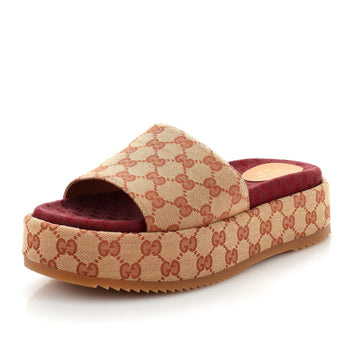 Women's Angelina Platform Slide Sandals VS Canvas