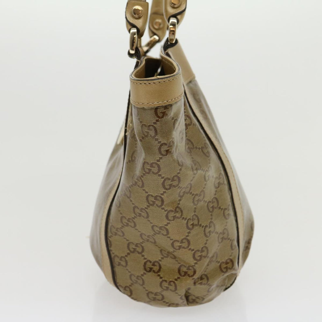 GUCCI VS Canvas Tote Bag Beige Gold 211983204991  bs1798