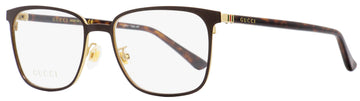 Gucci Men's  Eyeglasses VS0294O 003 Brown/Havana/Gold 54mm