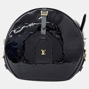 Black Monogram Vernis Leather Boite Chapeau Souple Shoulder Bag