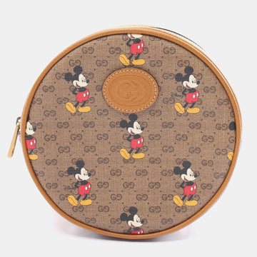 Brown Canvas x Disney GG Supreme Round Backpack