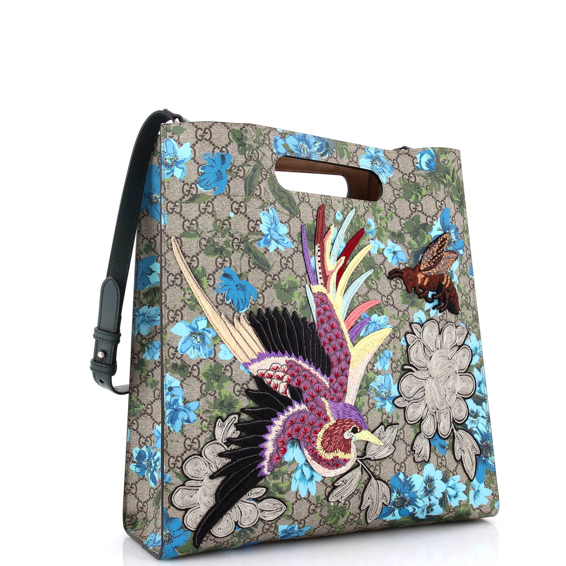 XL Tote Embroidered Printed VS Coated Canvas Medium