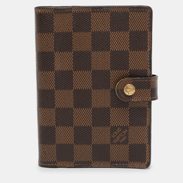Damier Ebene Canvas Ring Agenda Cover