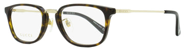 Gucci Men's Titanium Eyeglasses VS0324OJ 002 Dark Havana 53mm