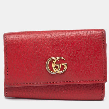 Red Leather Key Case