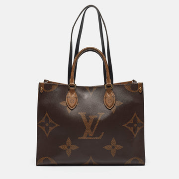 Reverse Monogram Canvas Giant Onthego MM Bag