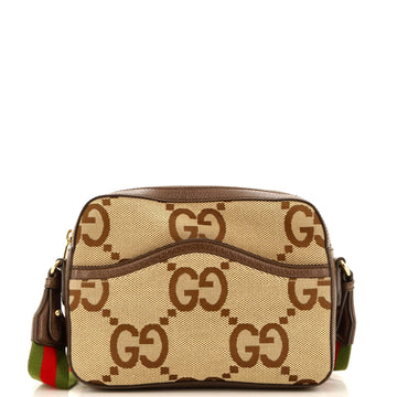 GUCCI Messenger Bag Jumbo GG Canvas