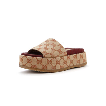 Women's Angelina Platform Slide Sandals VS Canvas