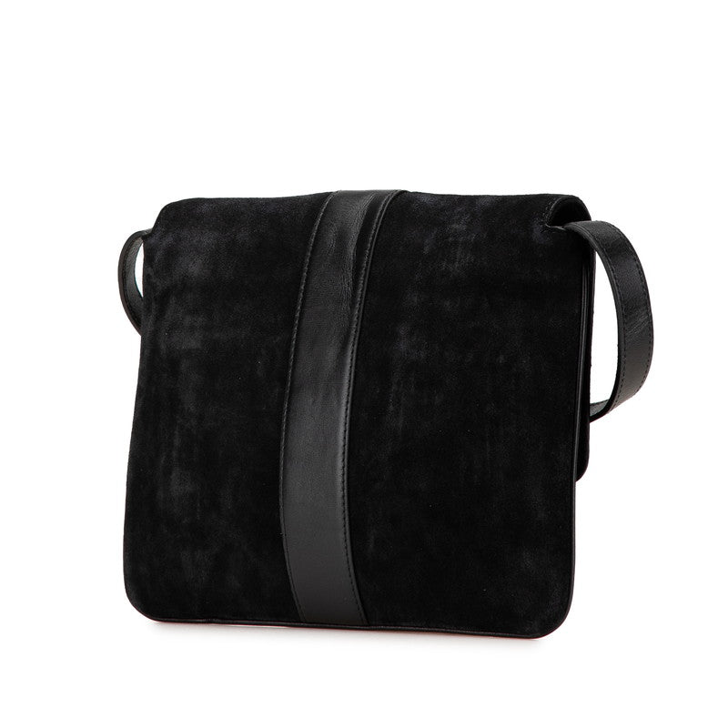 Gucci Suede CS Marmont Arly Shoulder Bag 550126