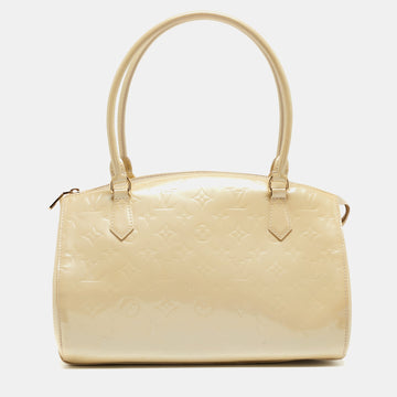 Blanc Corail Monogram Vernis Sherwood GM Bag