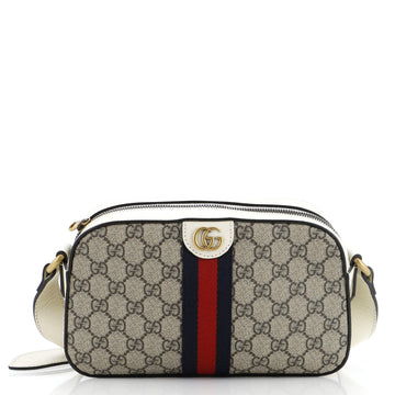 GUCCI Ophidia Camera Shoulder Bag GG Coated Canvas Small