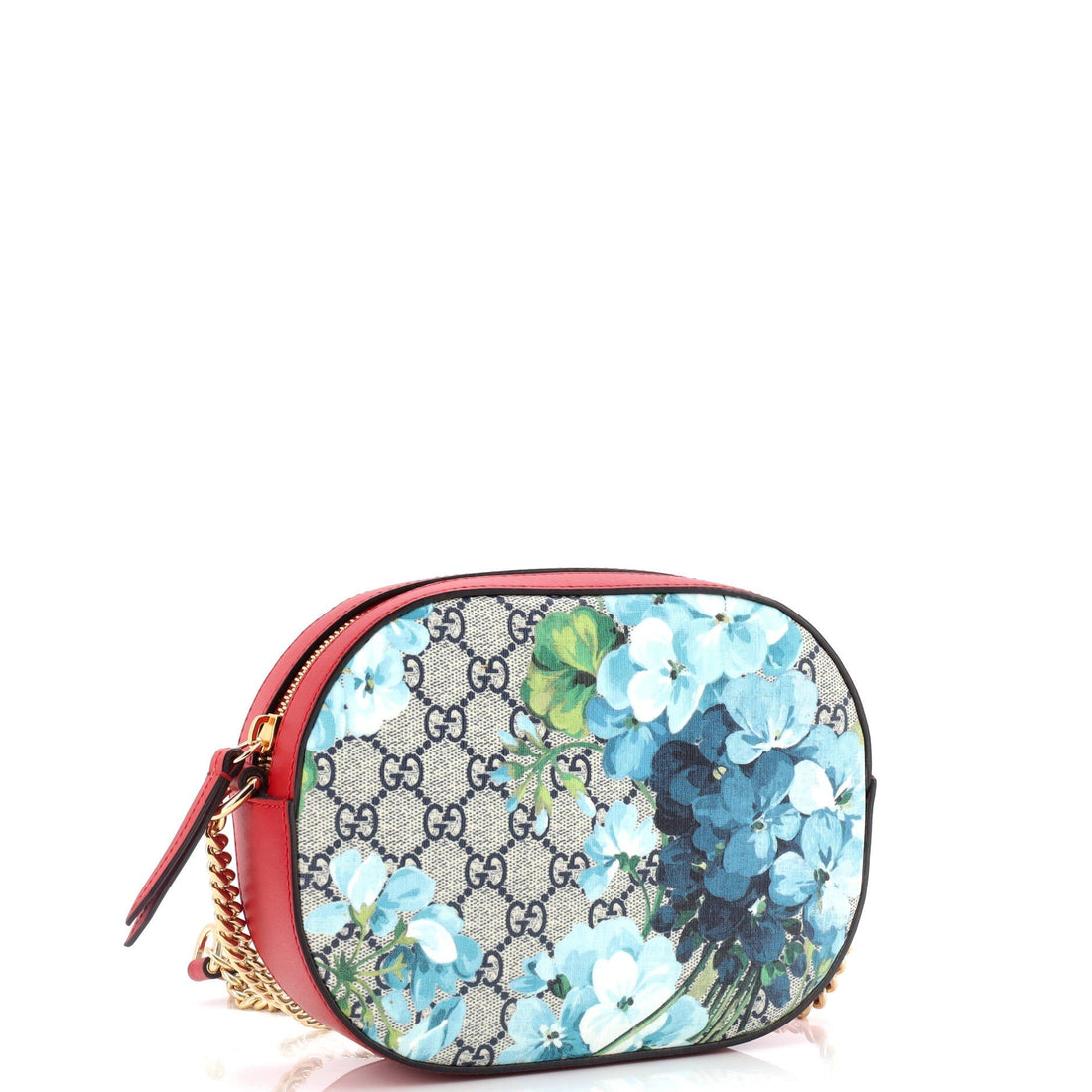 Chain Crossbody Bag Blooms Print VS Coated Canvas Mini