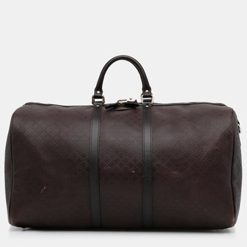Large Diamante Bright Carry-On Duffle Bag