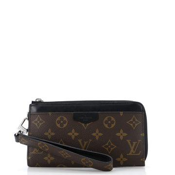 Zippy Dragonne Wallet Macassar Monogram Canvas