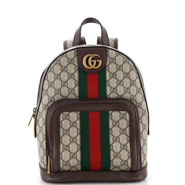 GUCCI Ophidia Backpack GG Coated Canvas Small